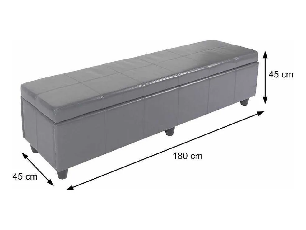 Opbergkist Kriens Xxl, Zwart