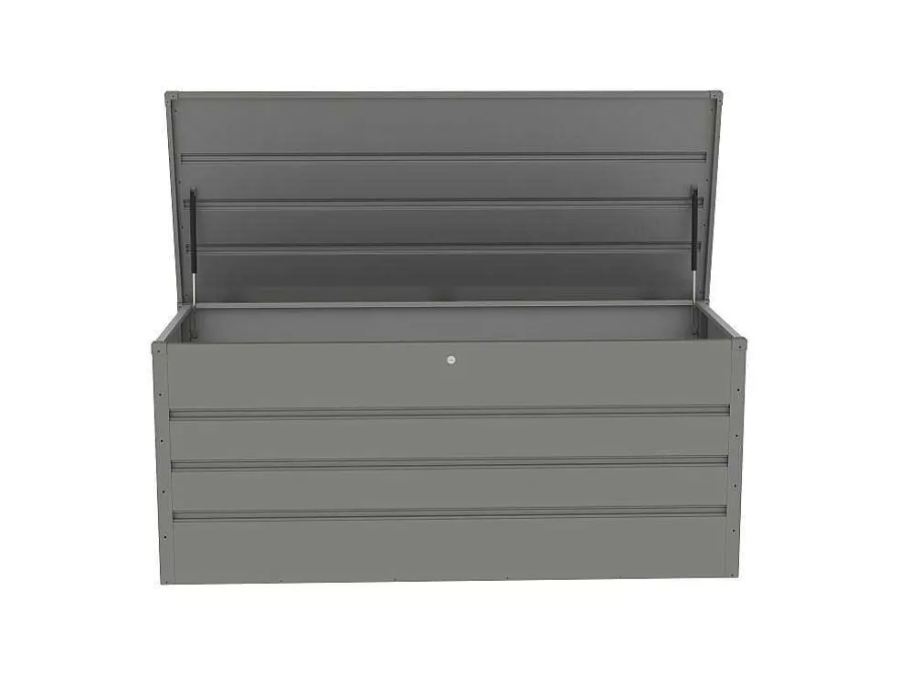 Opbergruimte Voor Tuin Van Grijs Gegalvaniseerd Staal - 750L - Tomaso