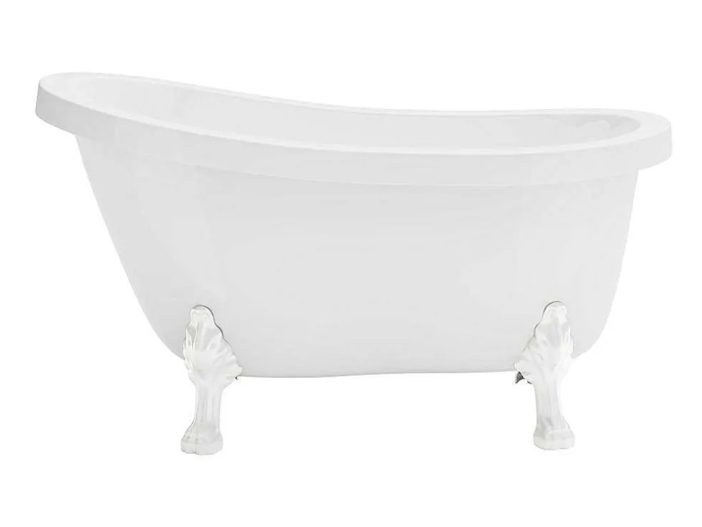 Ovaal Eilandbad - Retro Stijl - 171 L - 145 X 74 X 77 Cm - Witte Leeuwenpoten - Nisos