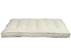 Palletkussen Van Ribfluweel - L120 X D80 Cm - Beige - Baila