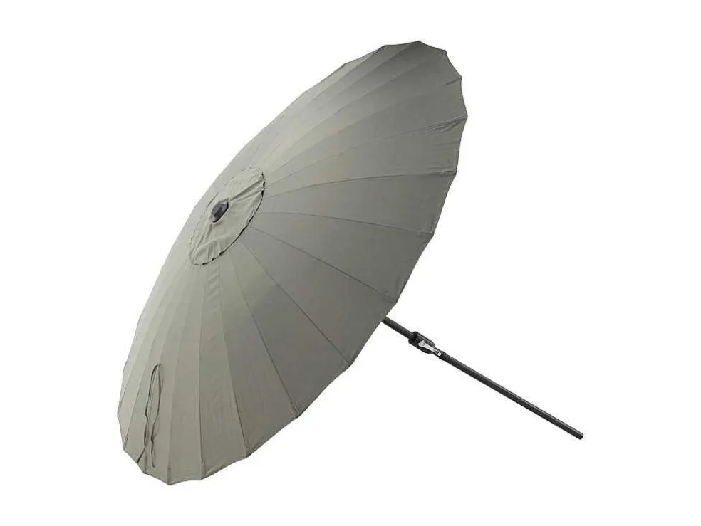 Palmetto Parasol Met Kantelfunctie Grijs.