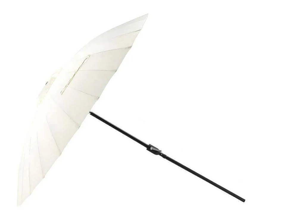 Palmetto Parasol Met Kantelfunctie Wit.