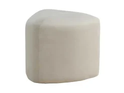 Peg Poef, Hocker O46Cm Velours Wit.
