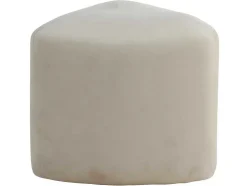 Peg Poef, Hocker O46Cm Velours Wit.