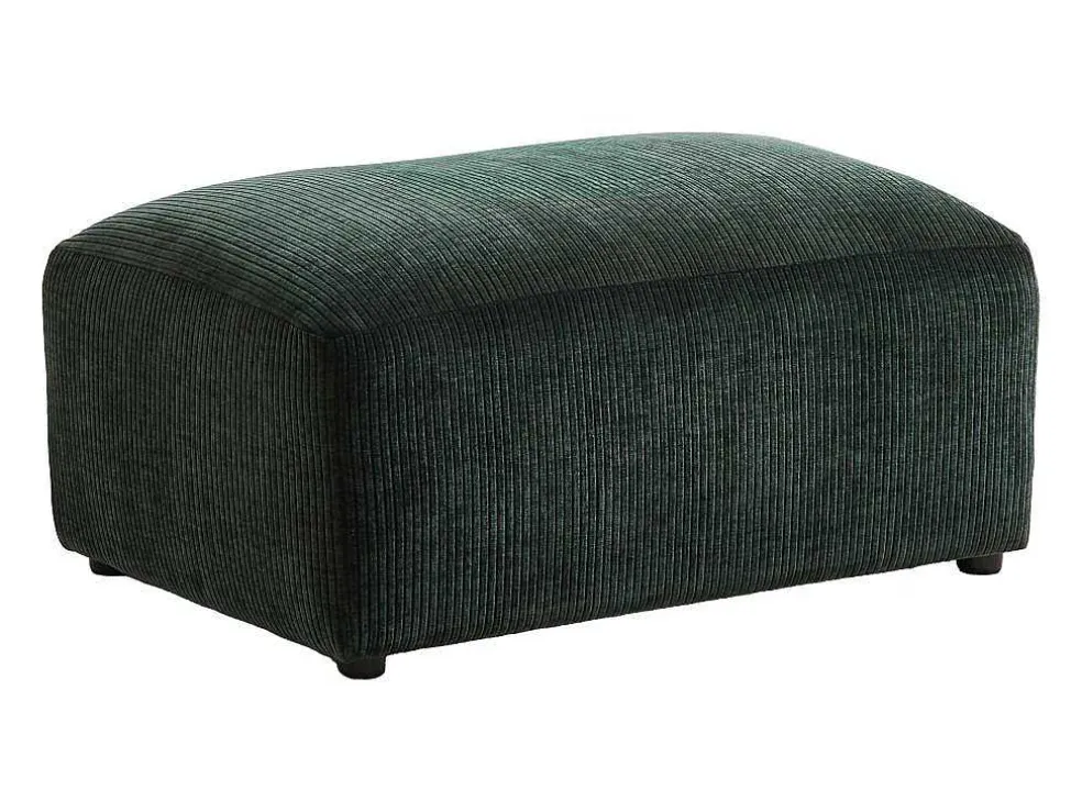 Poef Van Dennengroen Ribfluweel Tirono Van Maison Cephy