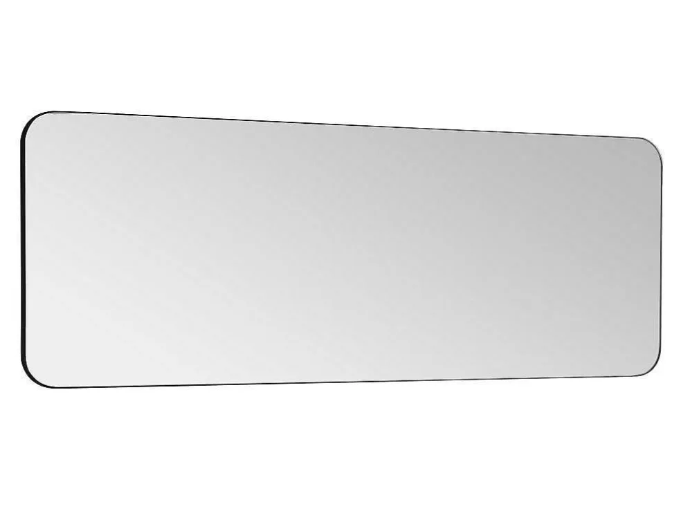 Rechthoekige Badkamerspiegel Met Zwarte Contour - 140X50 Cm - Demetria