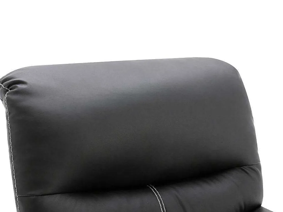 Relaxfauteuil Canby - Kunstleer - Zwart