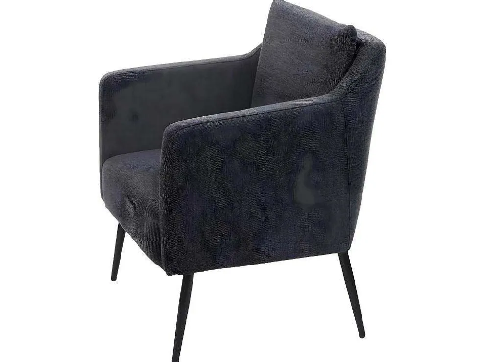 Relaxfauteuil Mcw-H93A, Stof/Textiel Donkergrijs