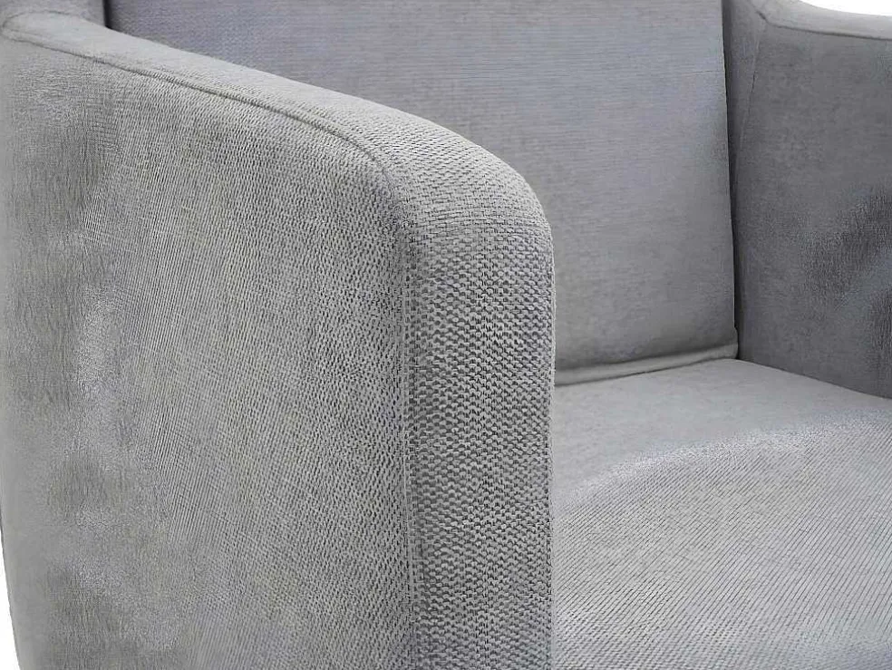 Relaxfauteuil Mcw-H93A, Stof/Textiel Lichtgrijs