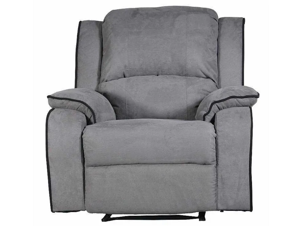 Relaxfauteuil Microvezel Hernani - Grijs
