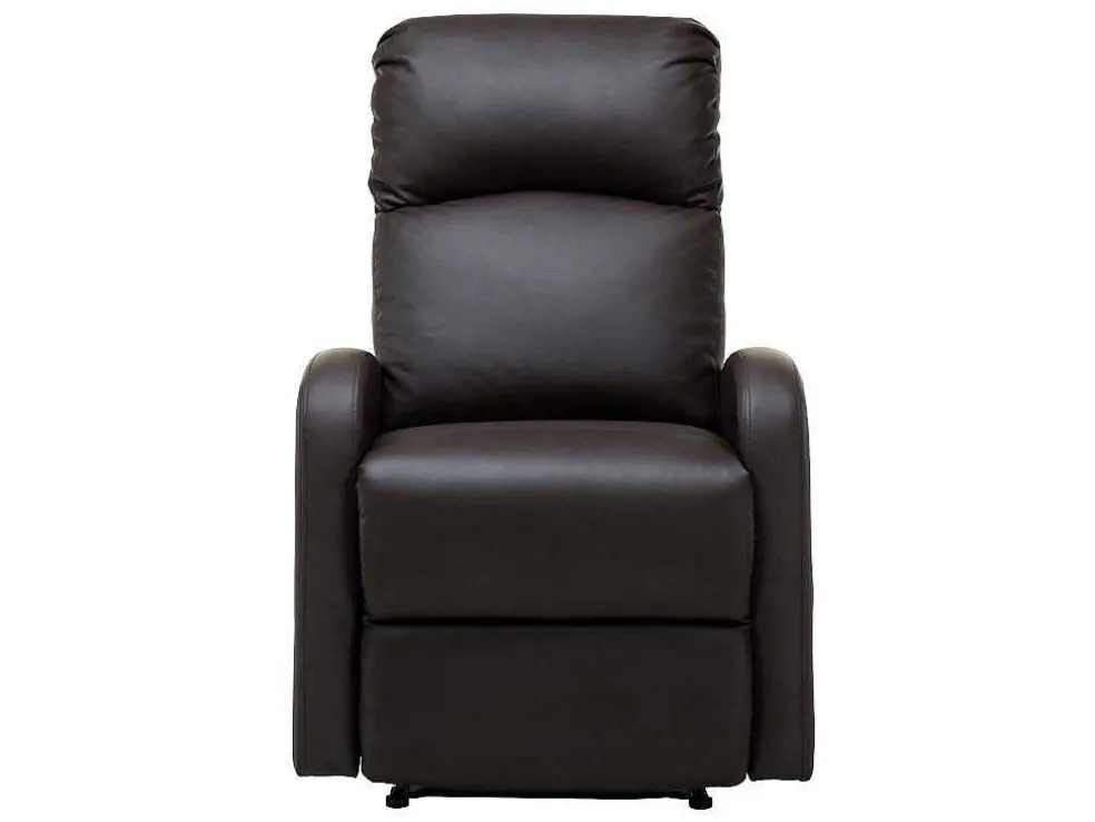 Relaxfauteuil Van Kunstleer Isao - Bruin