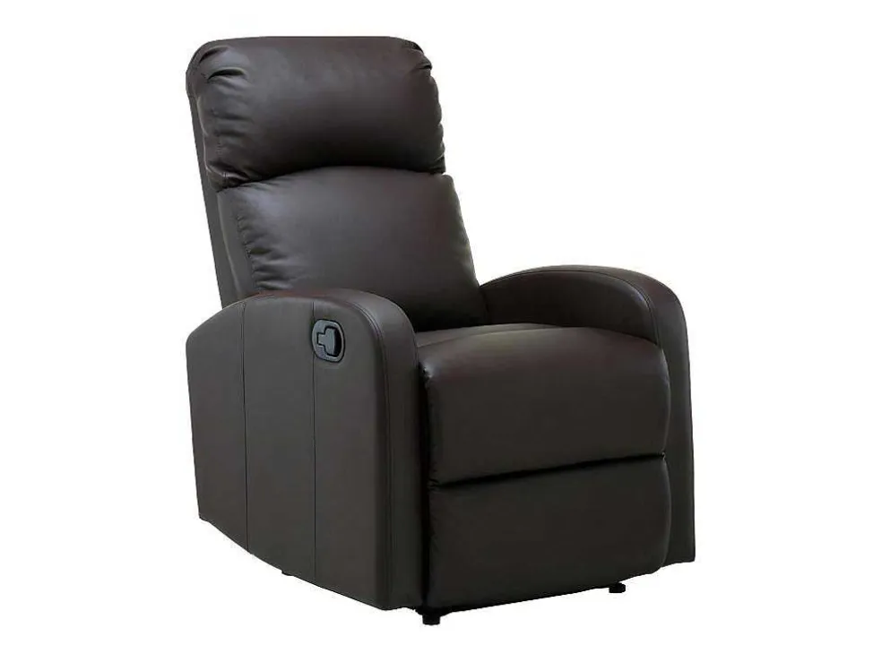 Relaxfauteuil Van Kunstleer Isao - Bruin