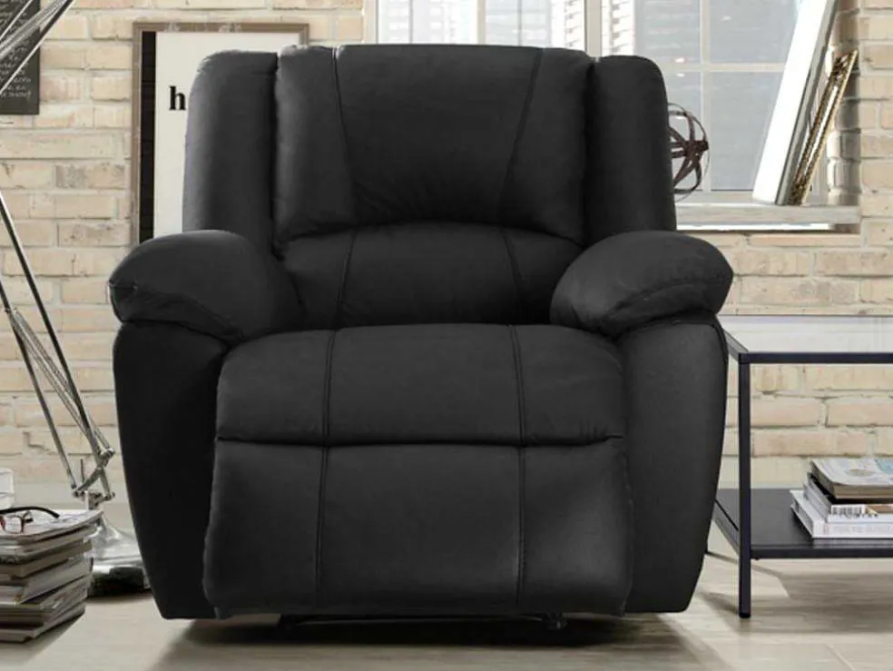Relaxfauteuil Van Leer Aroma - Zwart