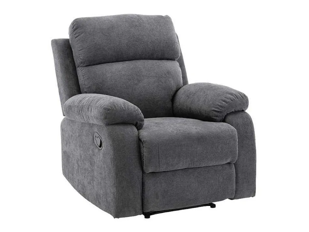 Relaxfauteuil Van Stof Tolzano - Antraciet