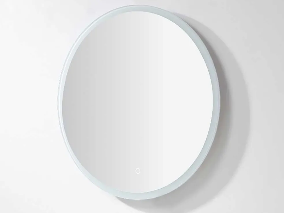 Ronde Badkamerspiegel Met Led-Verlichting Daniela - L60 X H 60 Cm