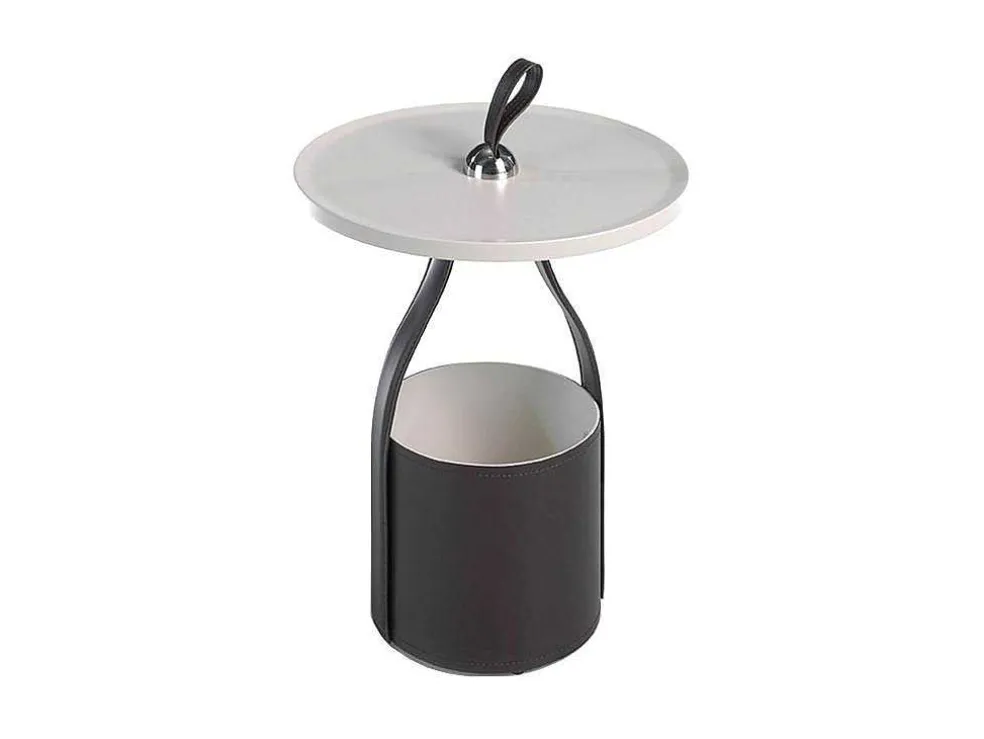 Ronde Chocoladebruine Kunstleren Hoektafel 2067 Angel Cerda