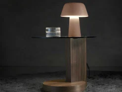 Ronde Notenhouten Hoektafel 2036 Angel Cerda