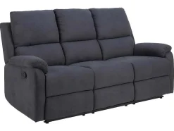 Sabel Bank 3 Persoons Relaxfauteuil Grijs.