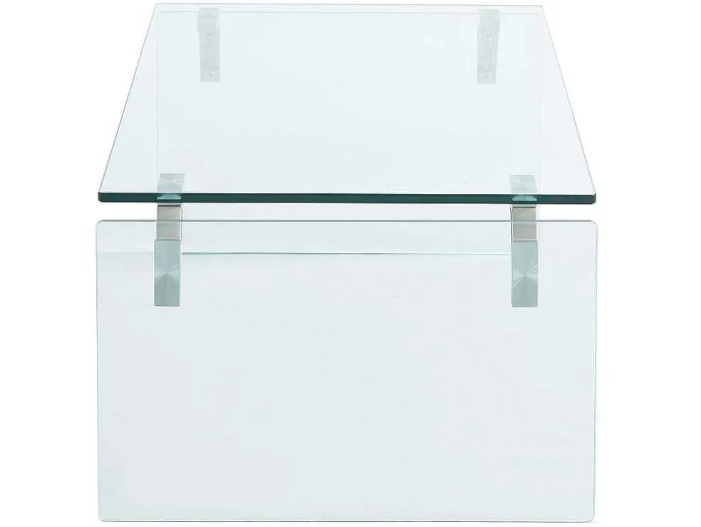 Salontafel Van Gehard Glas - Transparant - Madro