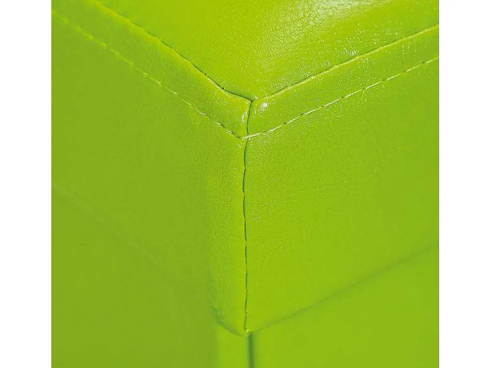 Sanne Opbergdozen Voetenbank Met Deksel, Groen.