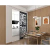 Scheidingswand Verzinkt Staal L88 X H245 Cm Antraciet - Verstelbare Hoogte - Tirodi