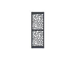 Scheidingswand Verzinkt Staal L88 X H245 Cm Antraciet - Verstelbare Hoogte - Tirodi