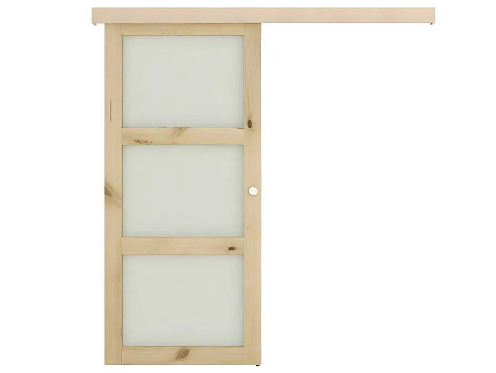 Schuifdeur Acosta Met 3 Ramen - H205Xb93 Cm - Mdf