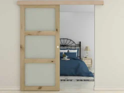 Schuifdeur Acosta Met 3 Ramen - H205Xb93 Cm - Mdf