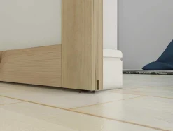 Schuifdeur Acosta Met 3 Ramen - H205Xb93 Cm - Mdf