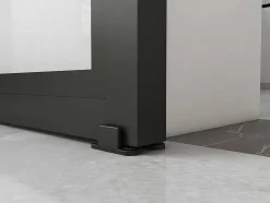 Schuifdeur Sinca - H205 X B83 Cm - Gehard Glas En Aluminium