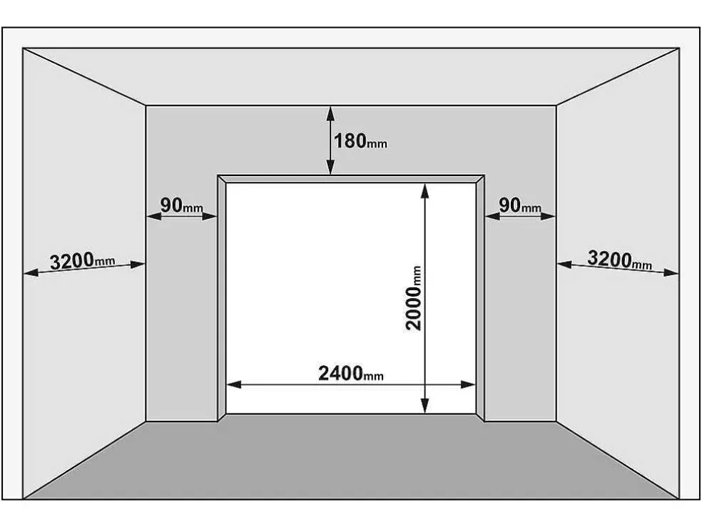 Sectionale Garagedeur Houtdecor Wit Met Somfy Motor - Prieta