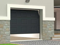 Sectionale Garagedeur Met Antraciet Cassette En Motor - Caopas