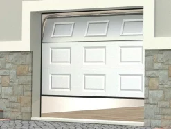 Sectionale Garagedeur Met Cassettes - Wit - Met Ramen - Met Somfy-Motor - Caopas