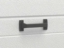Sectionale Garagedeur Met Gegroefd Effect En Centrale Loopdeur - Antraciet - Met Somfy-Motor - Noria