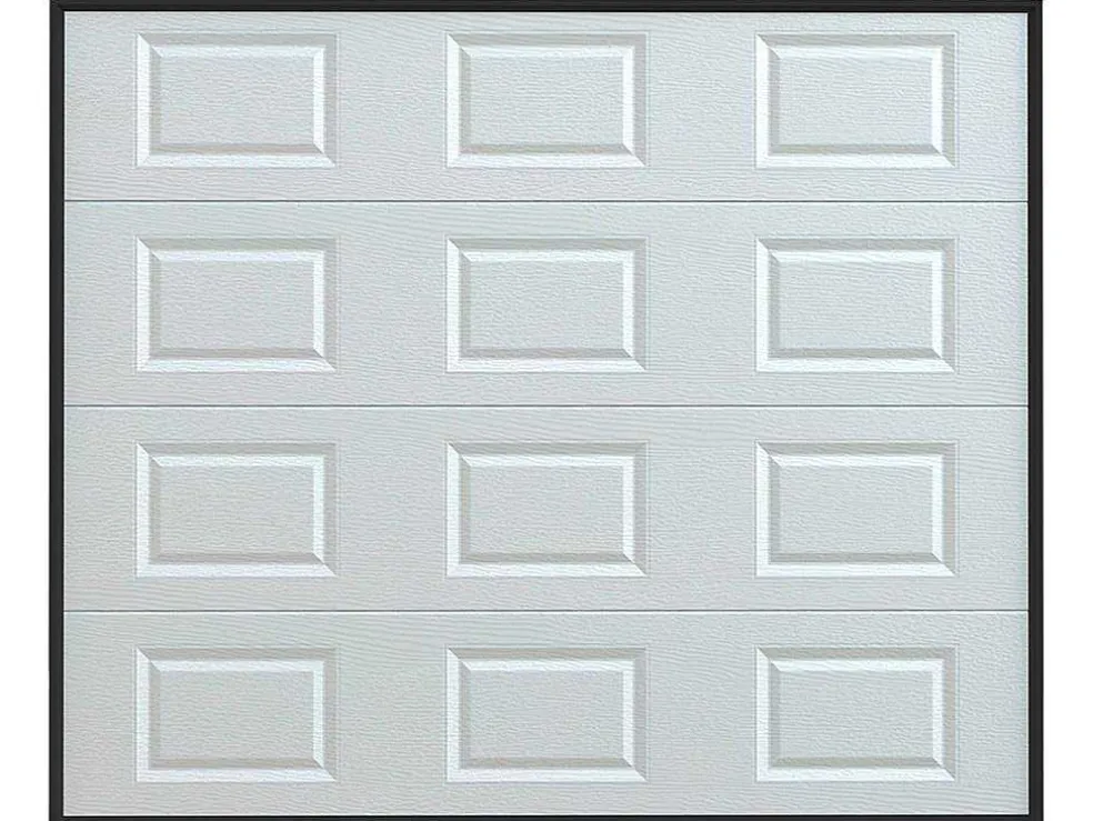 Sectionale Garagedeur Met Witte Cassette En Somfy Motor - Caopas