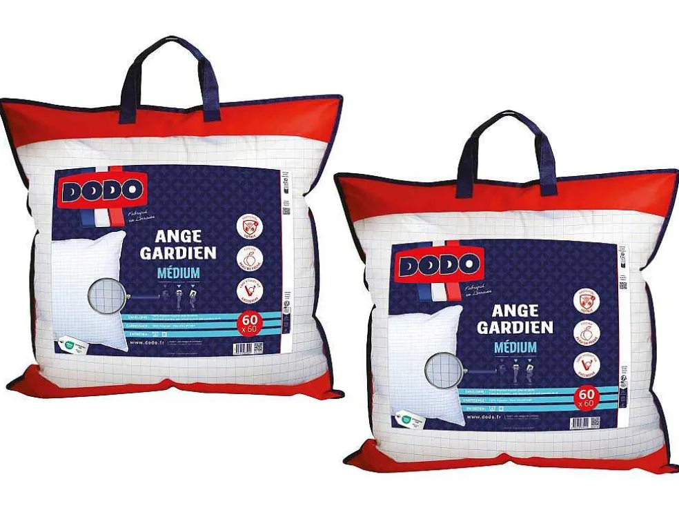 Set Dodo Dekbed 240 X 260 Cm + 2 Hoofdkussen 60 X 60 Cm - Totale Bescherming Tegen Huismijt - Ange Gardien