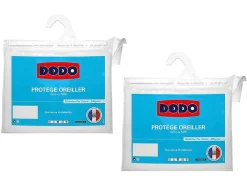 Set Van 2 Absorberende Dodo Kussenbeschermers - 60 X 60Cm - Ultra Confort