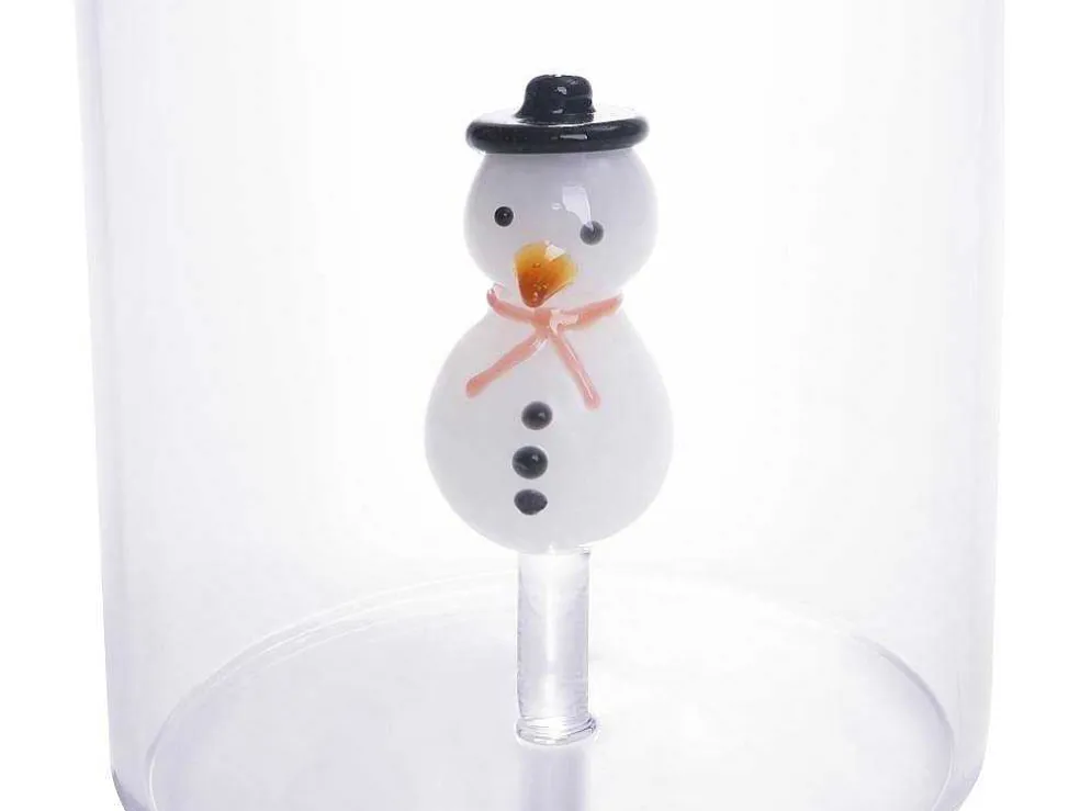 Set Van 4 Glazen Met Kerstmotieven - O7,5 X H9,5 Cm - Scopa