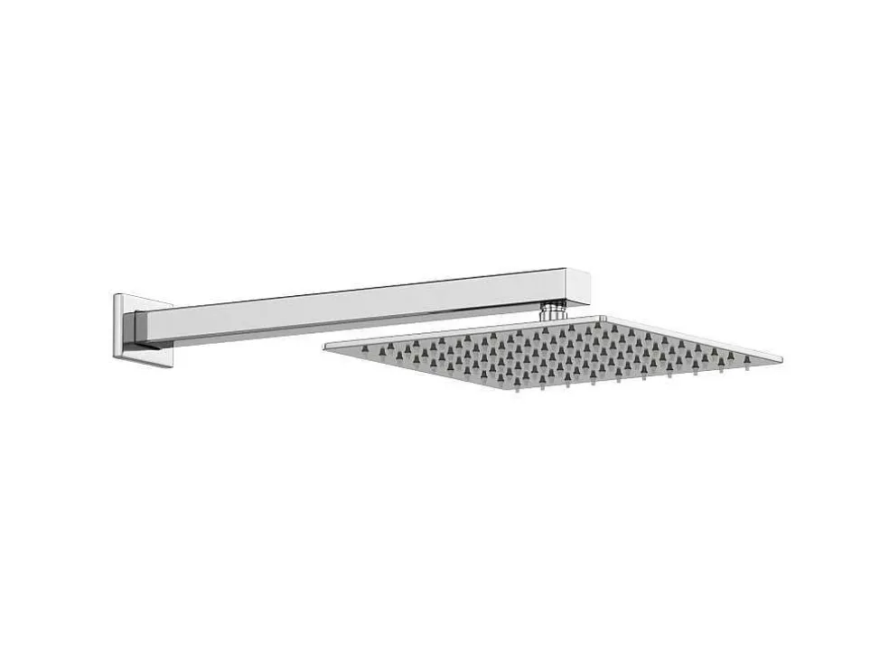 Set Van Inbouwdouche Met Mechanische Mengkraan - Geborsteld Nikkelkleurig - Tocantis