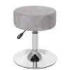 Set Van 2 Krukken Mcw-C22, Imitatie Suede, Vintage Grijs