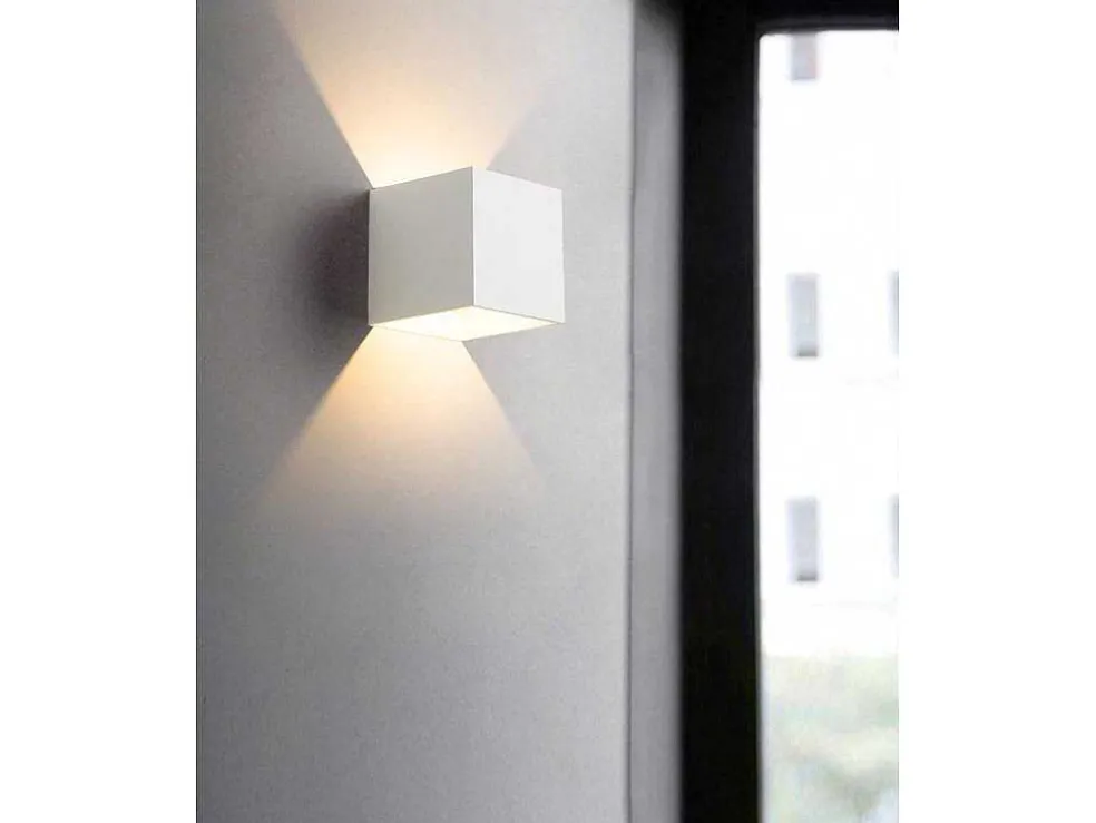Set Van 2 Ledlampen In Aluminium - H10 Cm - Wit - Paisley