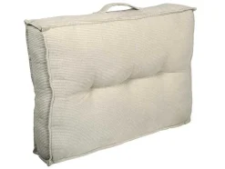 Set Van 1 Matras + 2 Palletkussens Van Ribfluweel - Beige - Baila