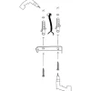 Set Van 2 Metalen Wandlampen Met Verstelbare Kap Yildo - D. 17 X H. 28 Cm - Zwart En Koperkleurig