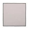 Set Van 4 Servetten Van Katoen En Linnen - 45 X 45 Cm - Taupegrijs - Borina