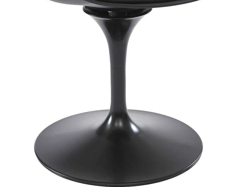 Set Van 2 Stoelen In Polypropeen, Kunstleer En Metaal - Zwart - Xafy