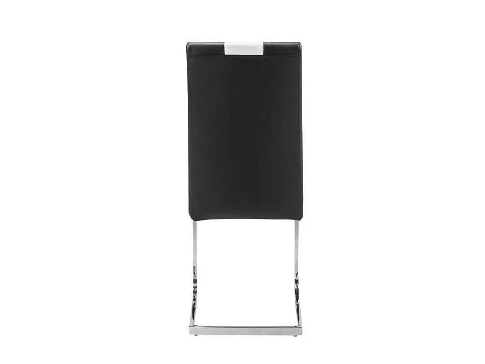 Set Van 4 Stoelen Trinity Van Kunstleer - Zwart En Wit - Van Pascal Morabito