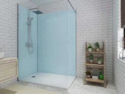 Set Van Twee Douchewandpanelen Inclusief Profielen- L90Cm X L120Cm X H210 Cm