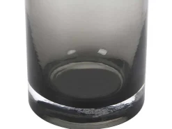 Set Van 2 Vazen Van Getint Glas - D25 X H30 Cm - Glas - Gerookt Grijs - Valoit