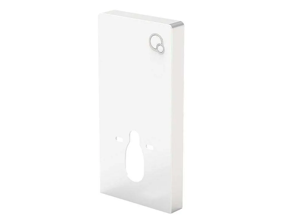 Set Voor Witte Hang-Wc Met Decoratief Voorwandsysteem - Clemona