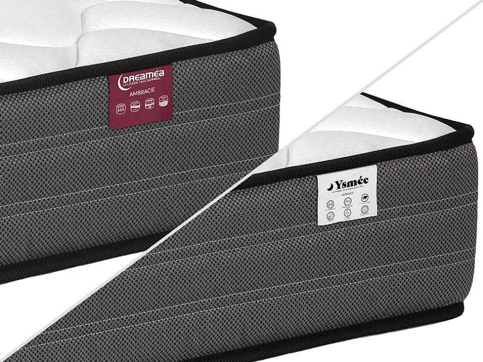 Set 140 X 200 Cm Bedbodem + Matras Met Pocketveren - Ambracie Van Ysmee
